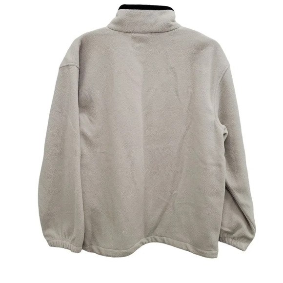 Due North Canada Cream Vancouver Full Zip Mock Neck Fleece Tourist Sweater S - Picture 8 of 8